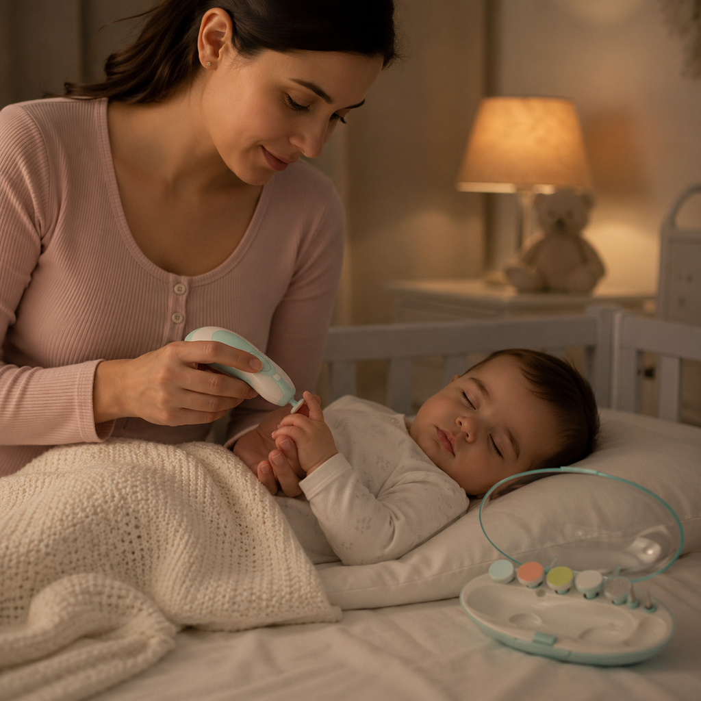 Baby Electric Nail Clipper – Safe & Gentle Automatic Nail Trimmer for Infants and Toddlers