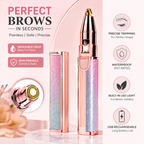 2-in-1 Women's Facial Hair Remover & Eyebrow Trimmer