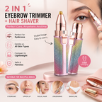 2-in-1 Women's Facial Hair Remover & Eyebrow Trimmer