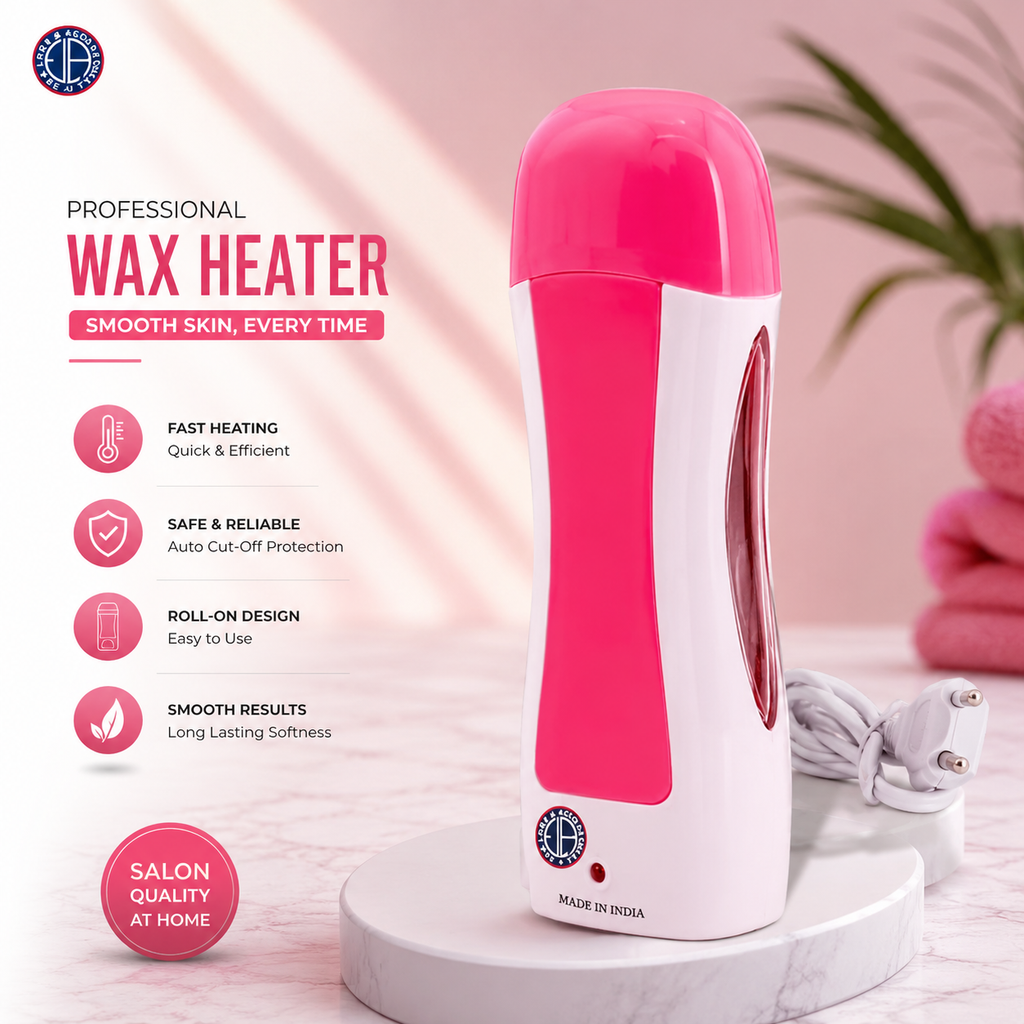 3-in-1 Depilatory Roll-On Wax Heater Machine – Portable Wax Warmer Kit | Hair Removal