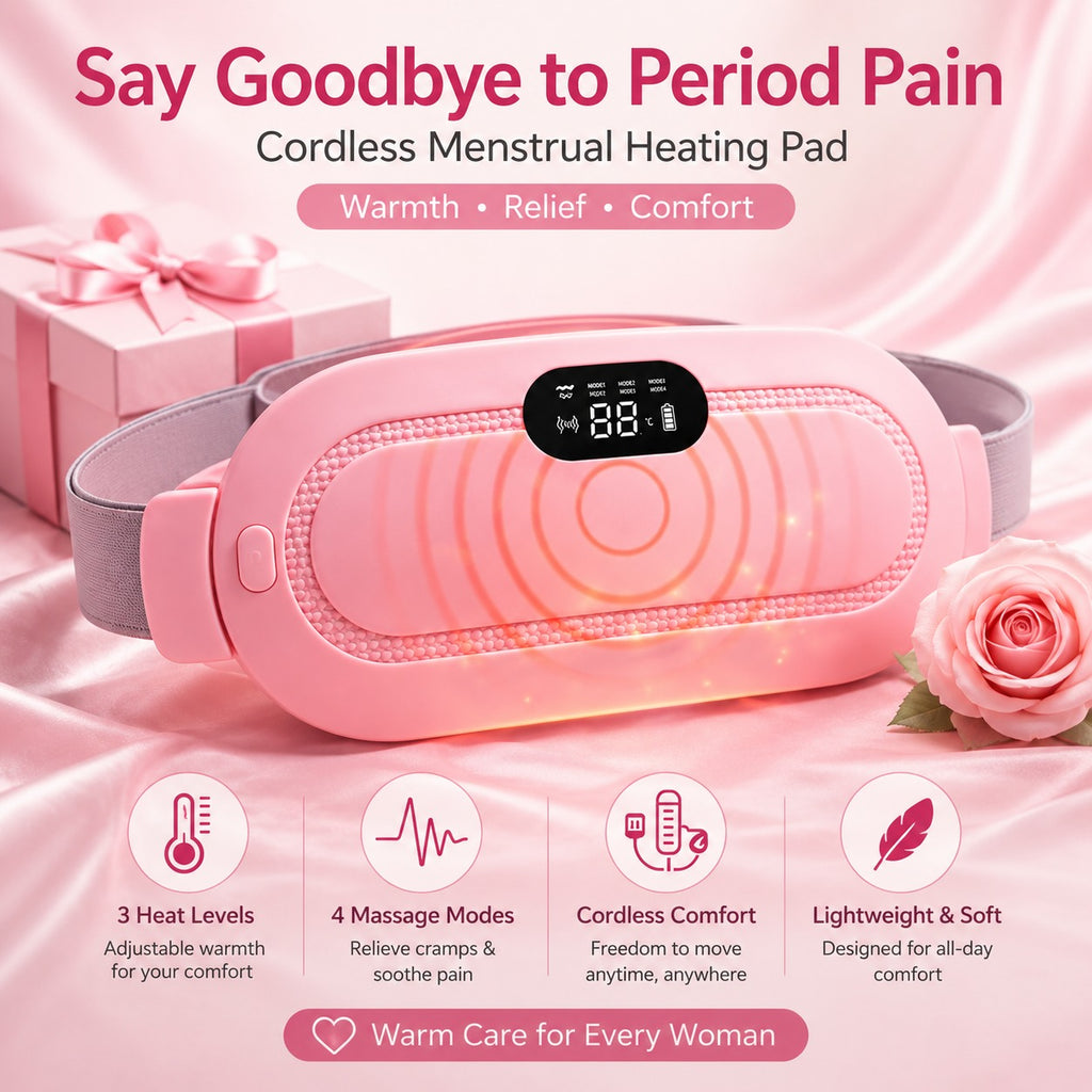 Period Cramp Belt – Heating and Pain Relief Support Belt
